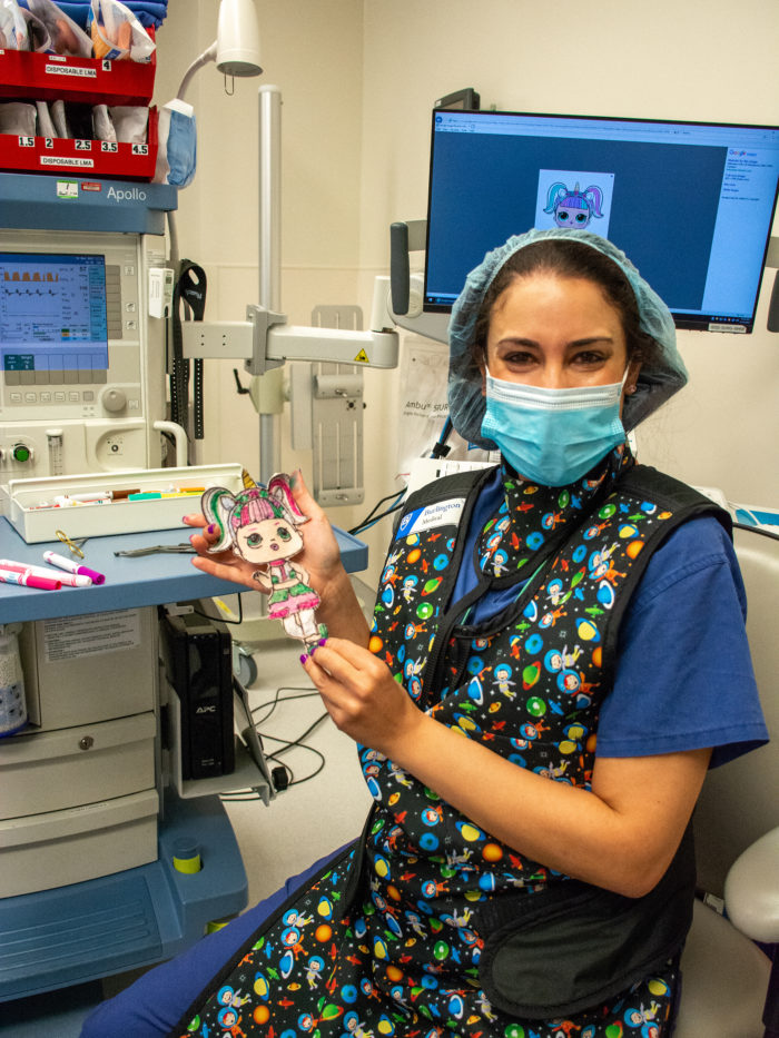 CHOC anesthesiologist brightens patients’ surgeries, bringing a cast of characters