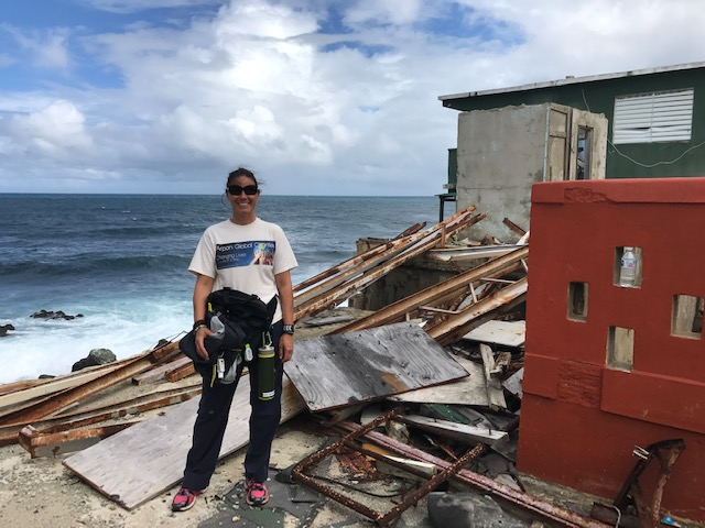 Lisa Murdock, clinical nurse at CHOC at Mission Hospital, standing by the ocean