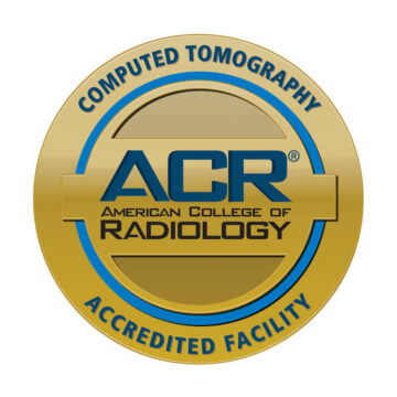 ACR seal for CT accreditation