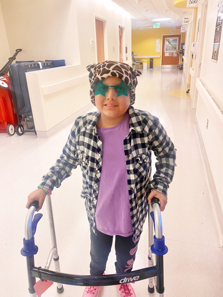 A light switches on after brain tumor patient meets a CHOC volunteer