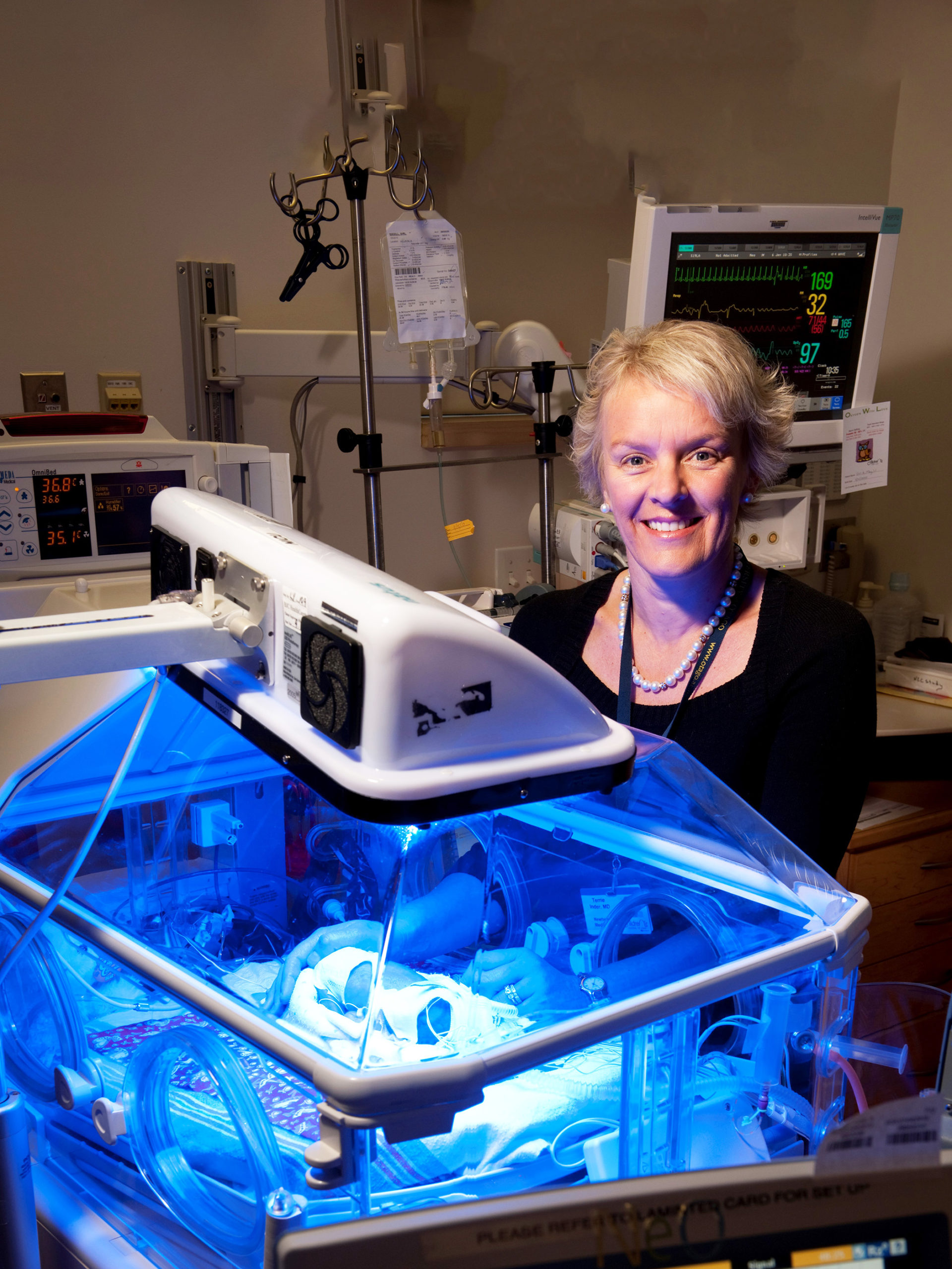 Dr. Terrie Inder in NICU