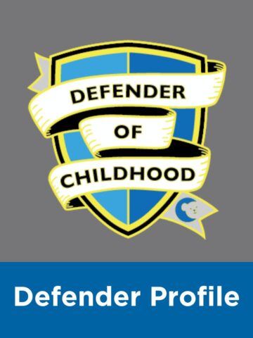 Defender profile CHOC - Defender of childhood shield