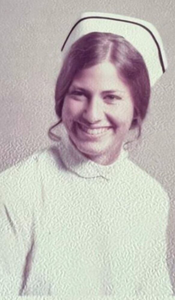 Portrait of woman smiling - Lezlie as a new nurse at CHOC 