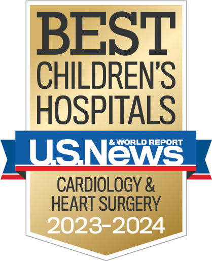 2023 US News and World Report Best Children's Hospital Badge - CHOC Heart Institute