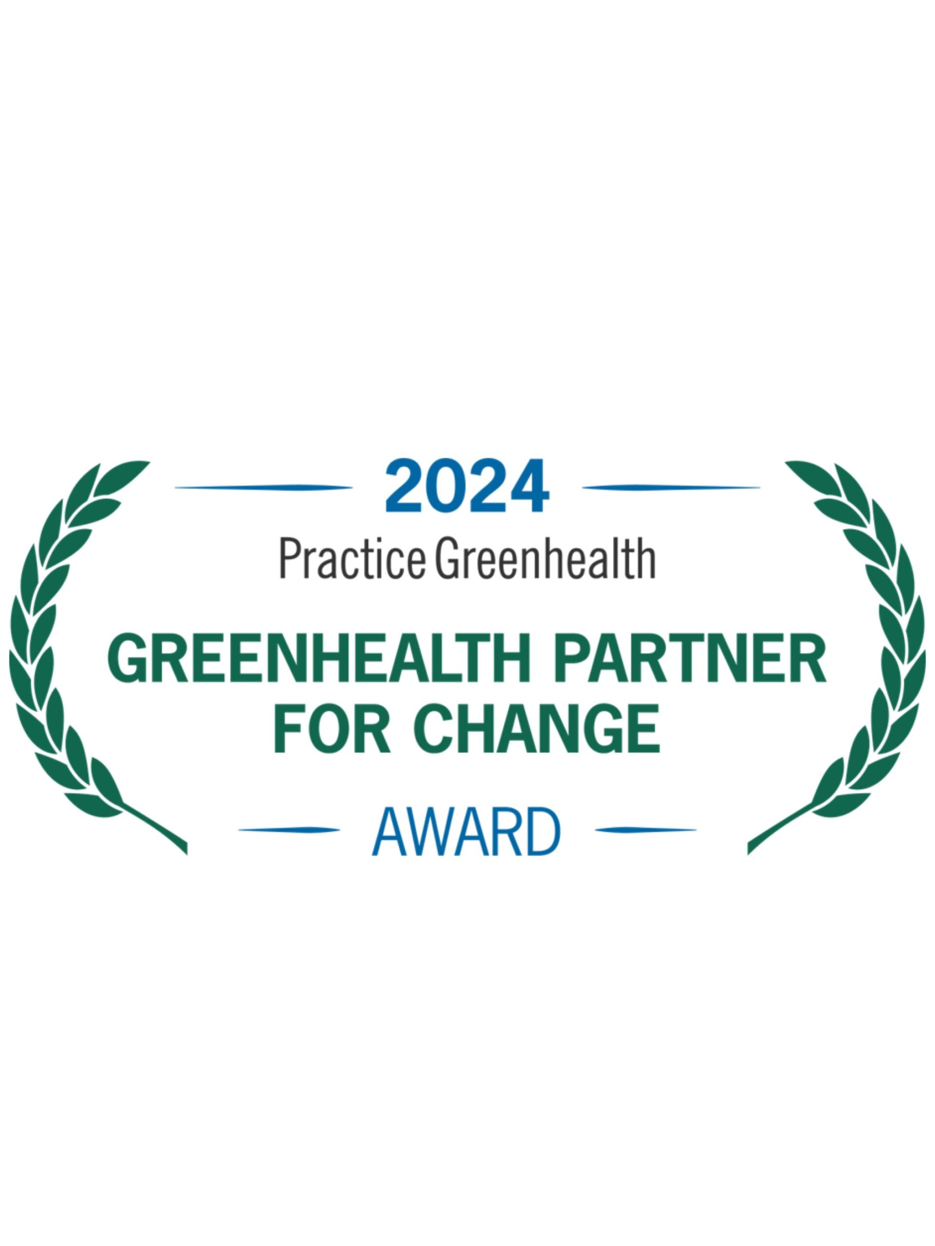 GreenHealth Partner for Change award logo