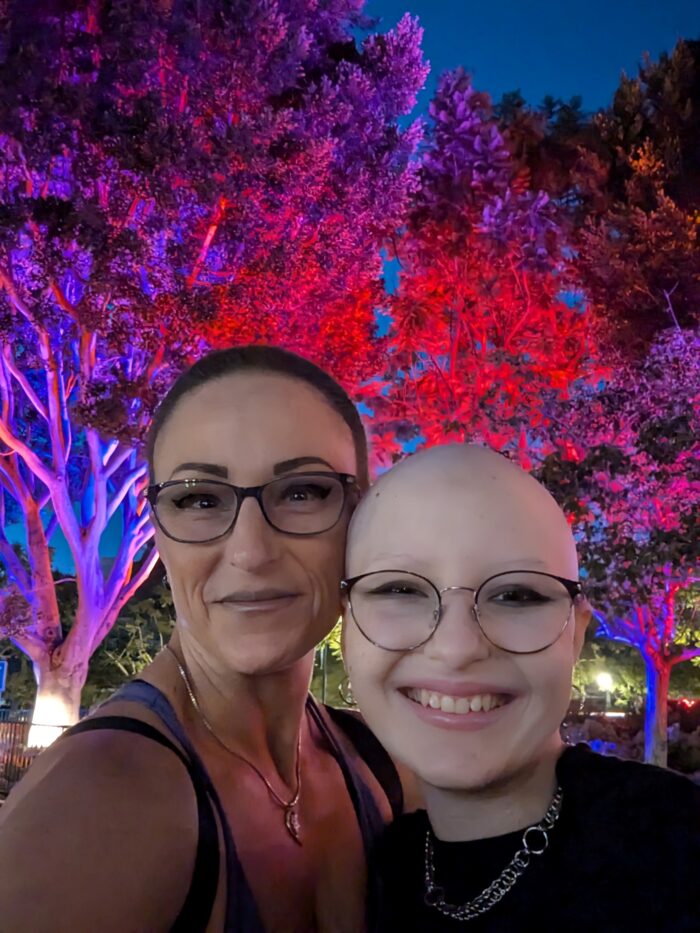 Young patient with her mother 